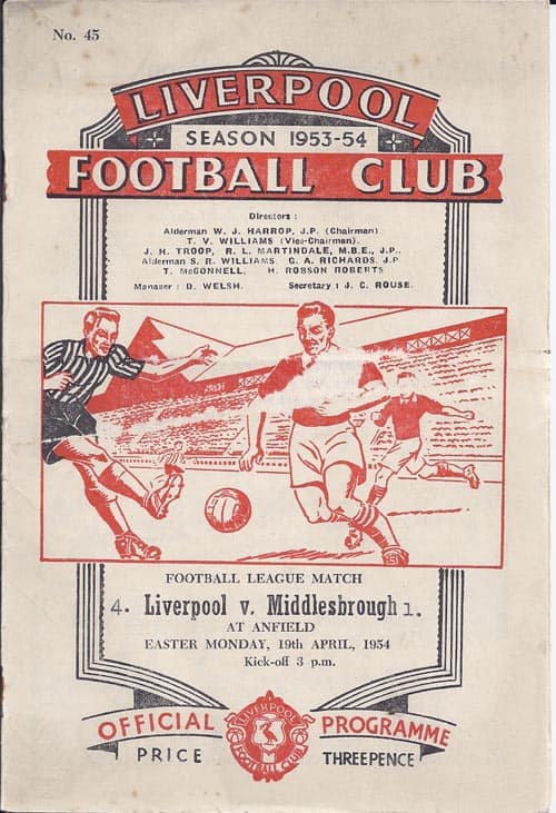 Liverpool FC v Middlesbrough FC